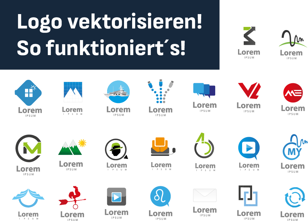 Logo vektorisieren mit Illustrator