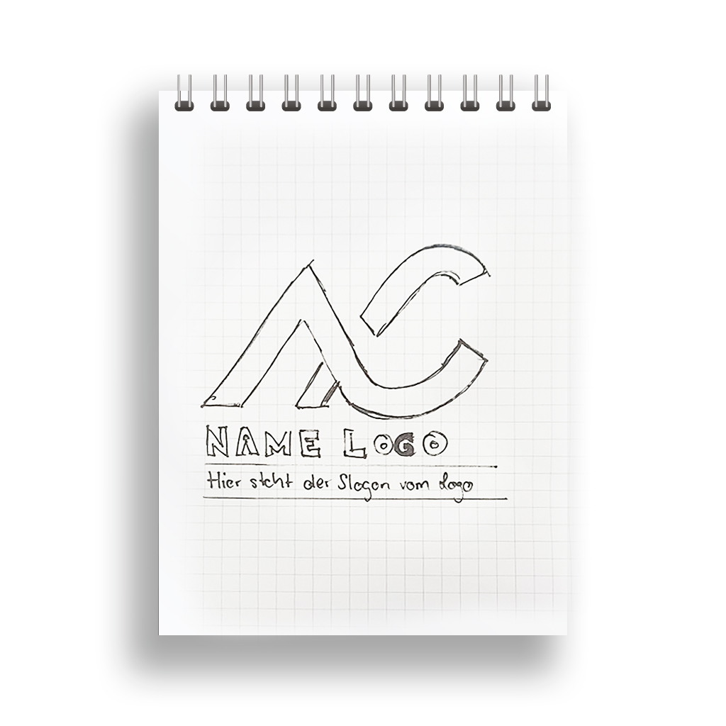 Skizze Logo digitalisieren